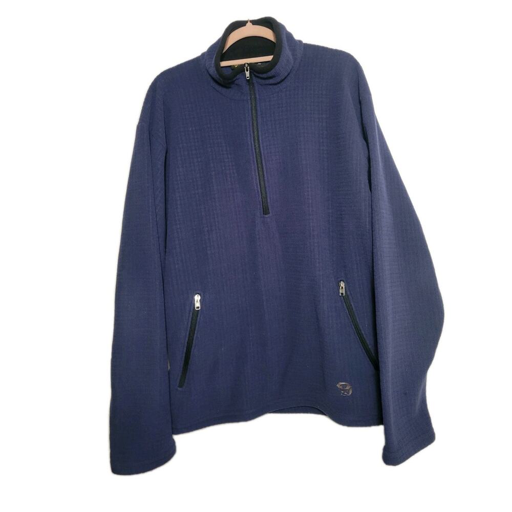 Mountain Hardwear Fleece Light Jacket Polartec Purple Blue Size XL